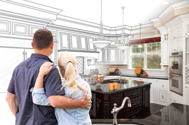 Professional Kitchen Island Installation technician working in Leesburg, OH